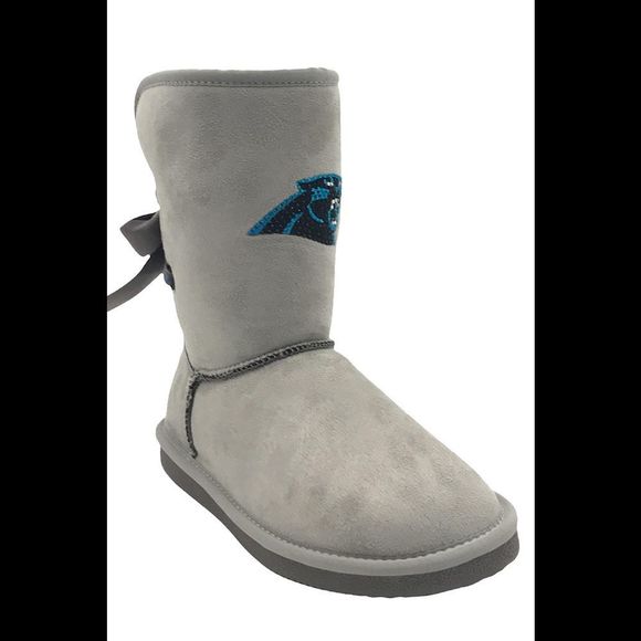 NFL The Champion Ribbon Boots by Cuce Carolina Panthers - Medium - Picture 1 of 5